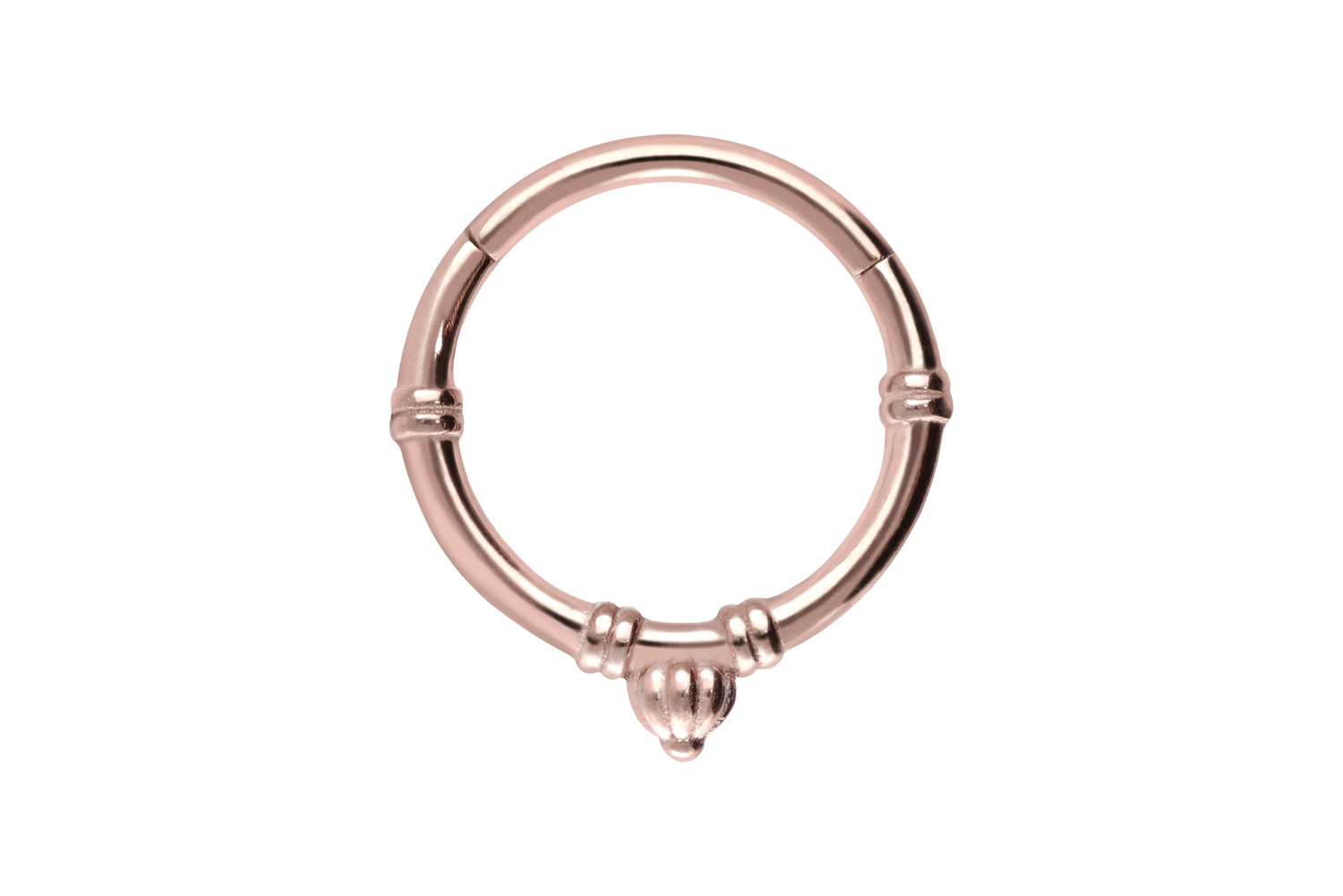 Chirurgenstahl Segmentring Clicker RETRO-DESIGN